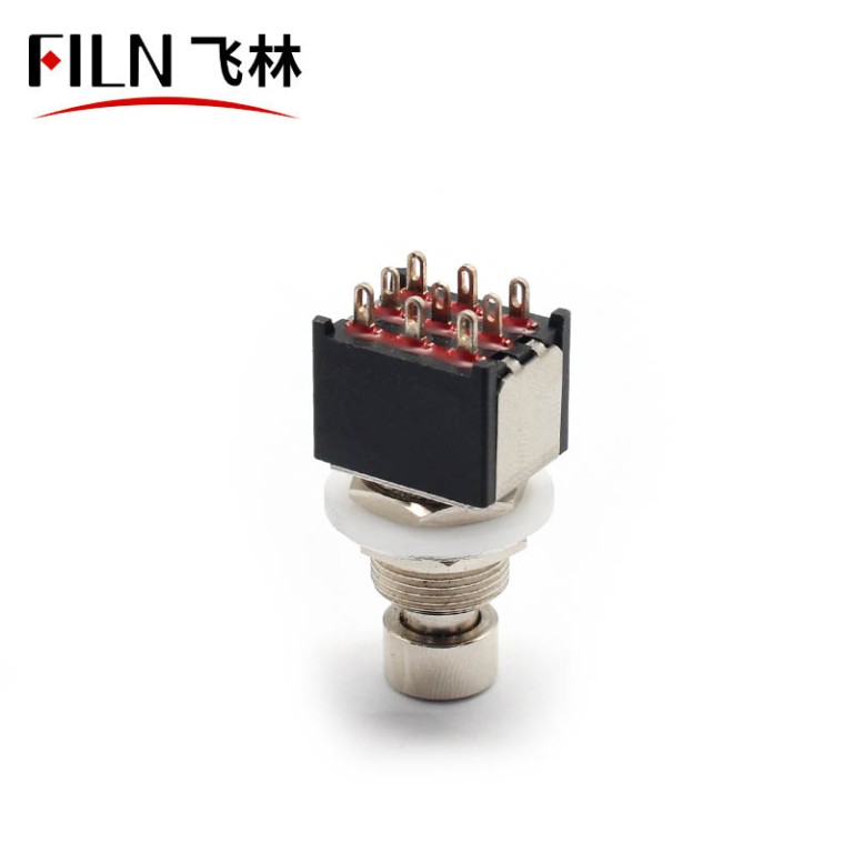 foot switch 3PDT 9Pin Latching Foot Switch Small Guitar Switch