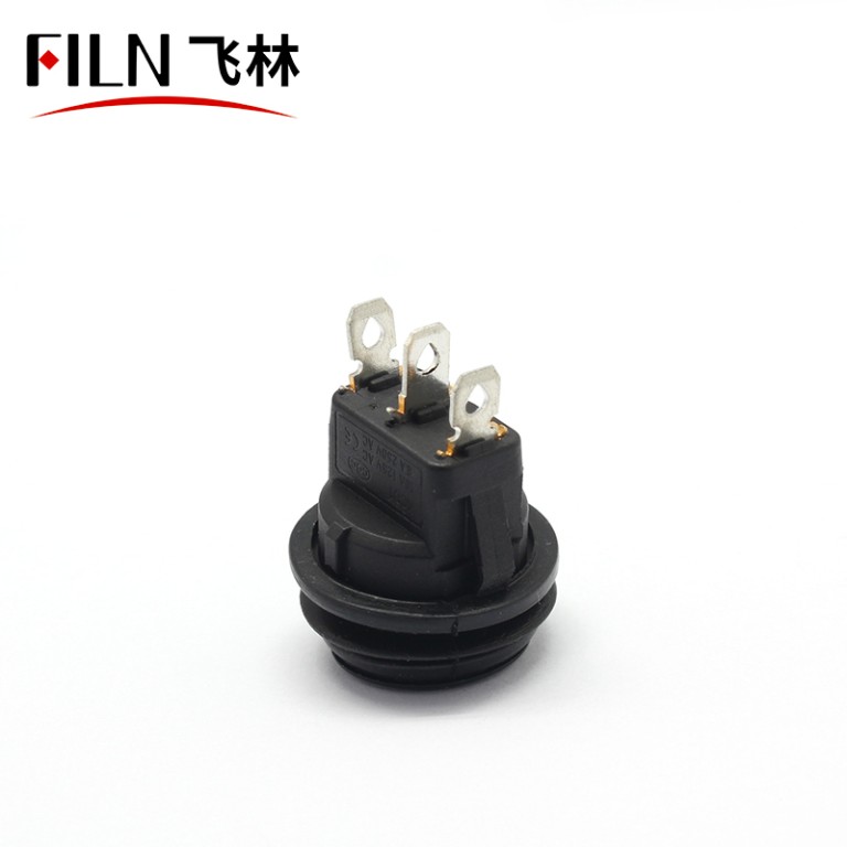 마이크로 로커 스위치 원형 전기 마이크로 로커 스위치 3PIN 6V 20A 원형 전기