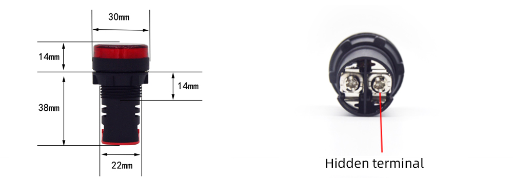 AD16 indicator light
