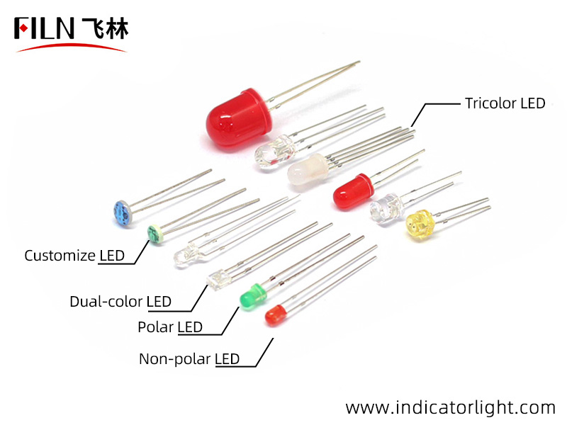 흰색 표시등의 LED