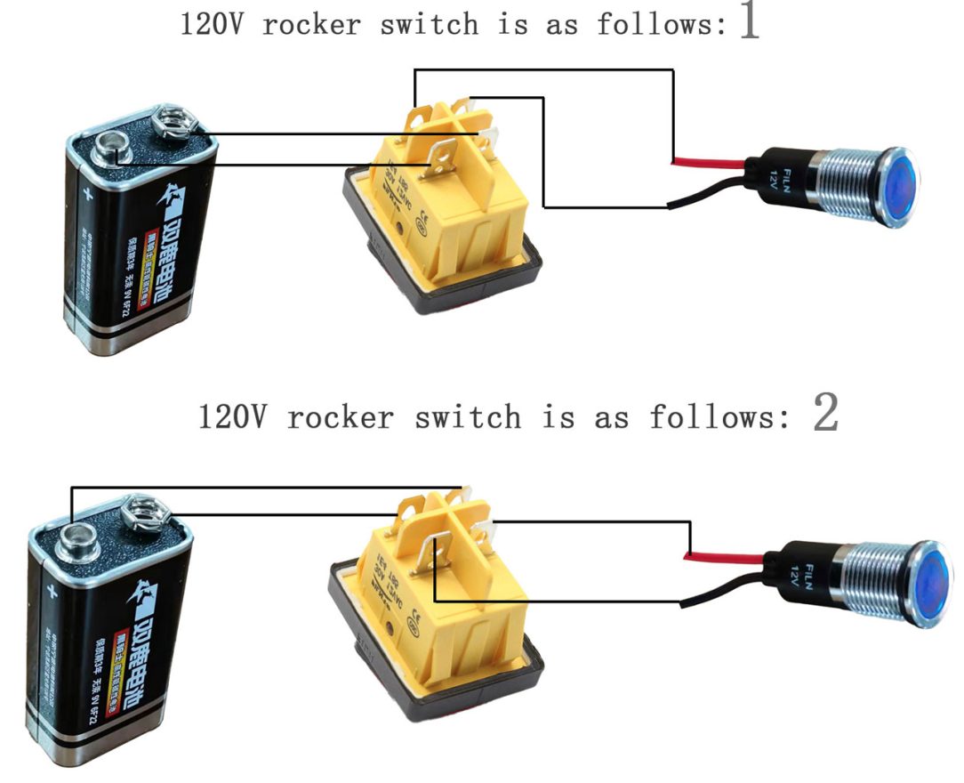 120V-AC-로커-스위치