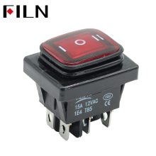 15AMP 흰색 로커 스위치