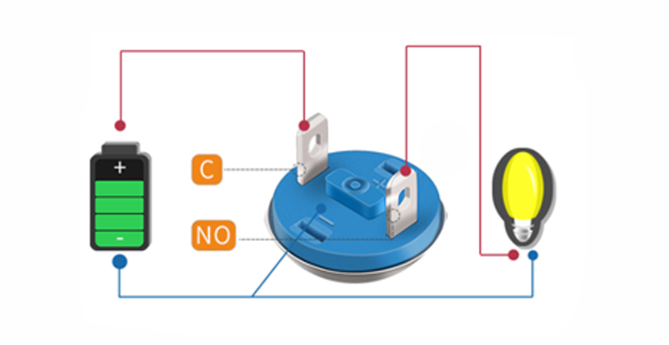 Normally open wiring method