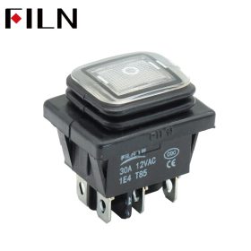 흰색 로커 스위치 12V