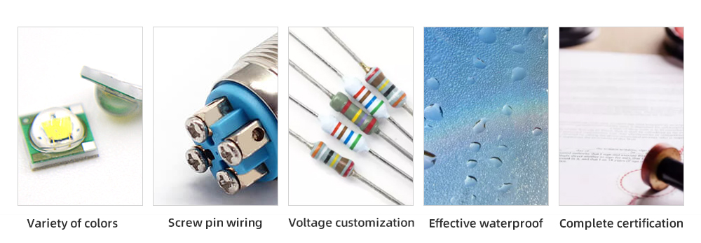 LED-push-switch