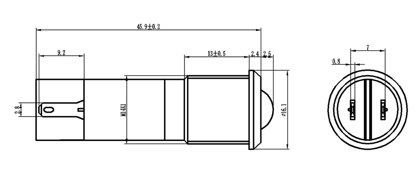 AC indicator light