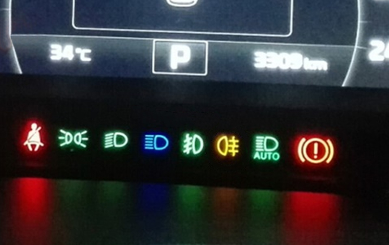 Fault indicator color