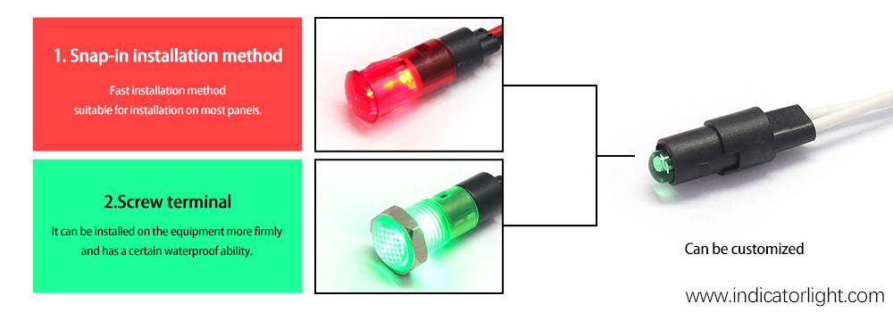 Custom indicator light