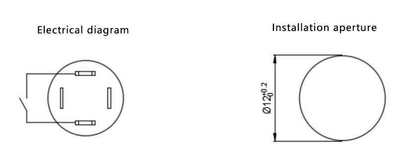 12mm push button power switch