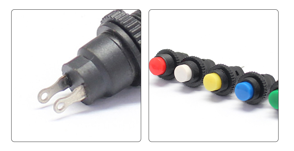 normally open push button switch color