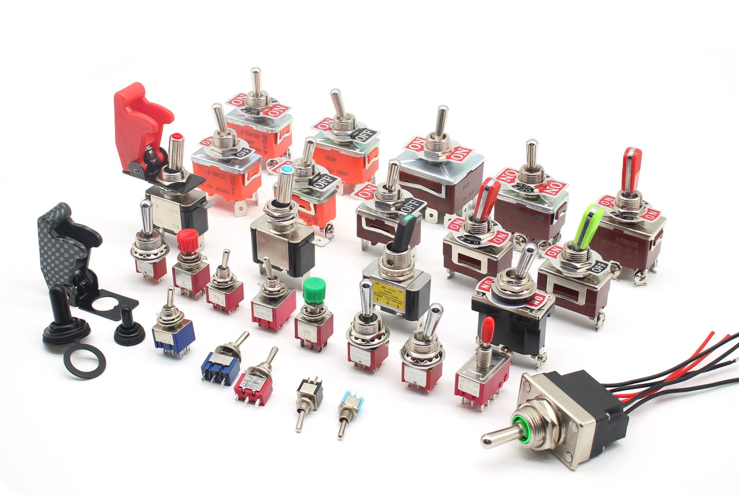 Three Way 30AMP 6 PIN ON OFF KN3-301 Electrical Toggle Switches