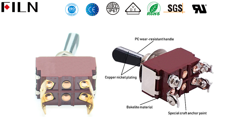 4-pin toggle switch
