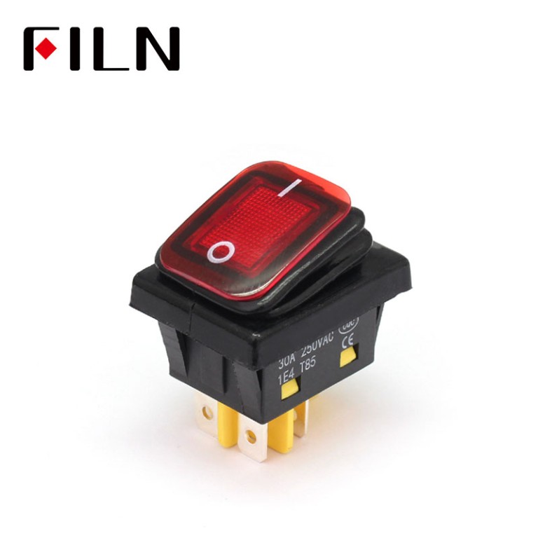 FILN KCD4 IP67 Waterproof 12v Switch High Current 30A Switch