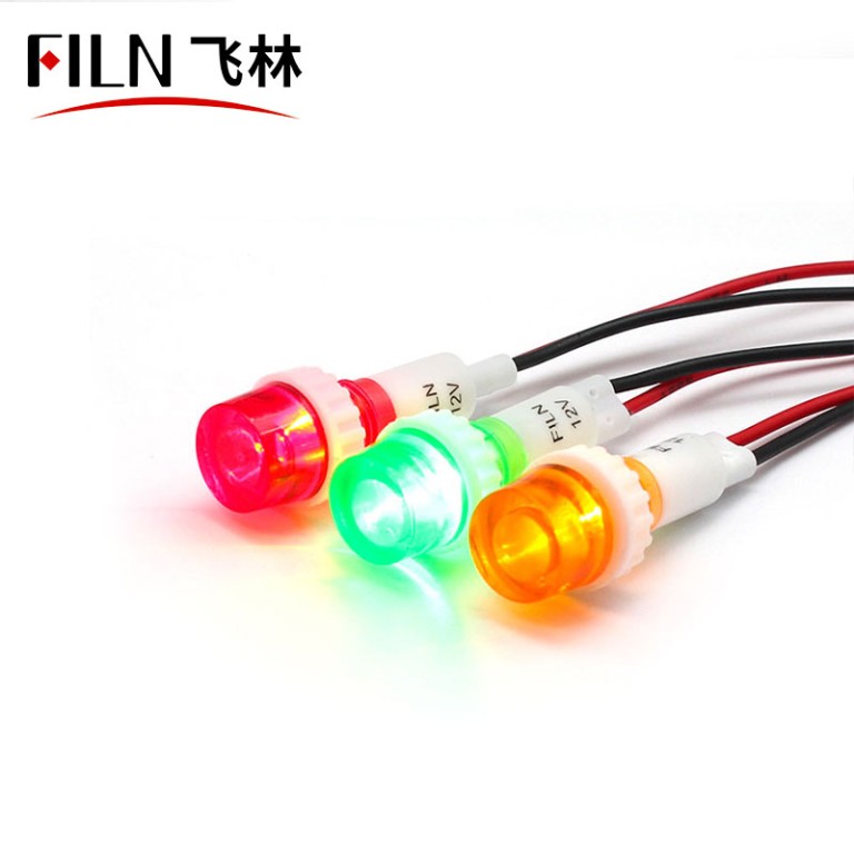 10MM 120V 240V แผงไฟนีออนไฟแสดงสถานะ Lamp