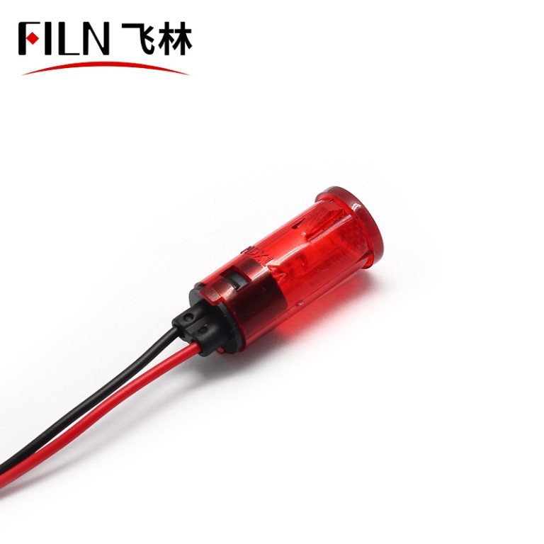 12.5mm 110v indicator light 12.5mm Dash Board Plastic 110 Volt Indicator Light