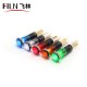 FILN Panel Mount LED 8MM 12V LED Plastic Indicator Light