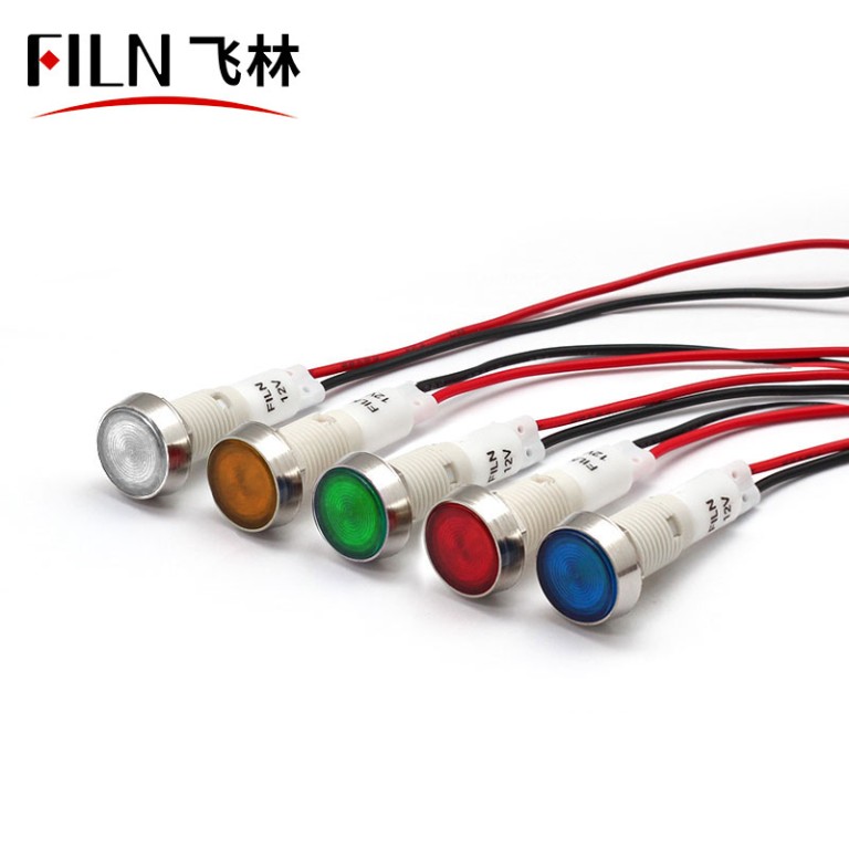 12v indicator light 10mm Red LED IP68 Wine Cooler Plastic 12V Indicator Light
