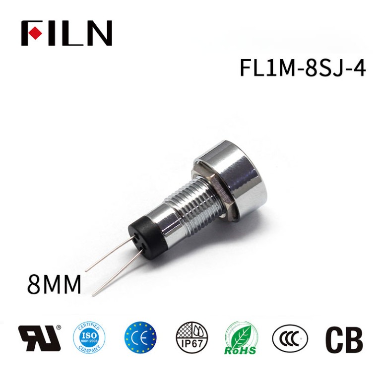 8mm Metal Automation 12V Mini LED-aanwyserligte