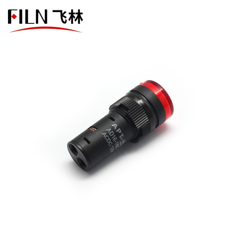 16mm12V赤のコントロールパネルインジケーターライト