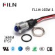 16MM IP67 Generator Metal Pilot 24VDC LED Indicator Light
