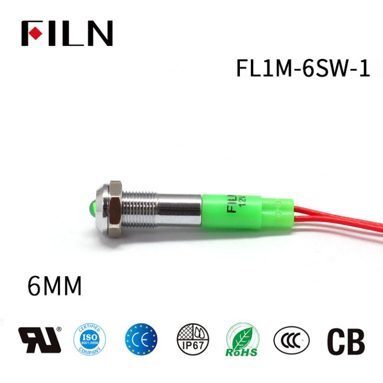 220V-green-indicator-light 6MM 12V LED Green Indicator Light