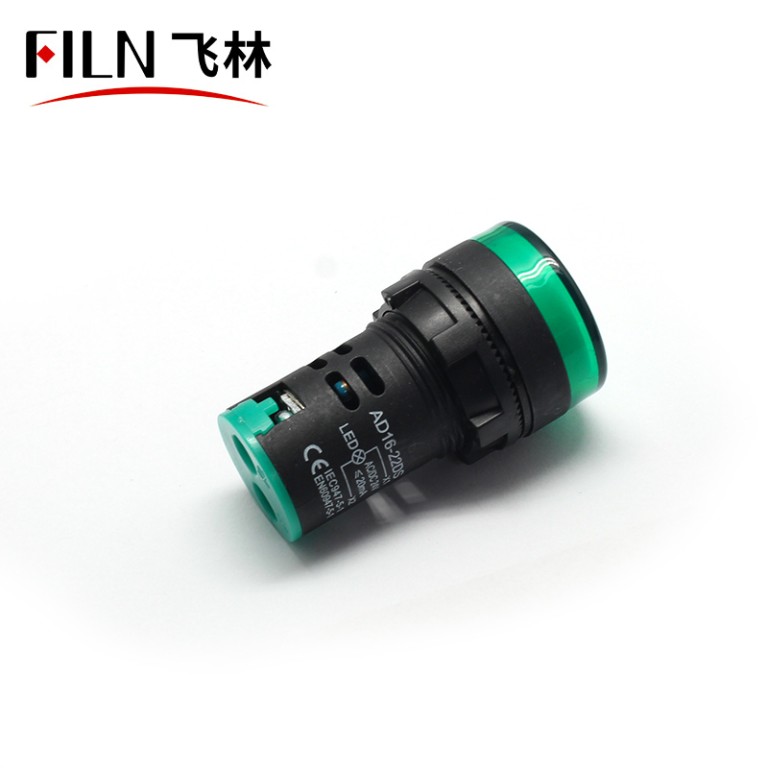 12v AD16 indicator light FILN 22MM AD16 Indicator Light 12-250V LED 22DS Indicator Light