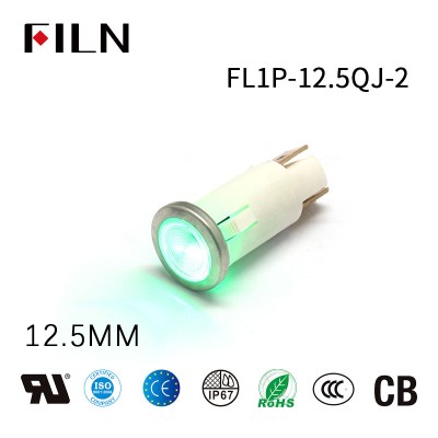 FILN 480V-aanwyserlig 12.5 mm Rooi LED-toerusting-aanwyserlig