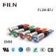 8mm 6V Bule LED Flat Head Filn Machine Indicator Lights