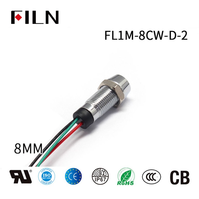 8mm-6V-red-green-double-color-led-metal-pilot-indicator-light-3 8mm 6V Double Color LED Metal Pilot Indicator Light