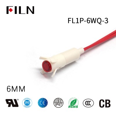 FILN クックトップ インジケーター ライト 6MM LED 冷蔵庫クックトップ シグナル ライト