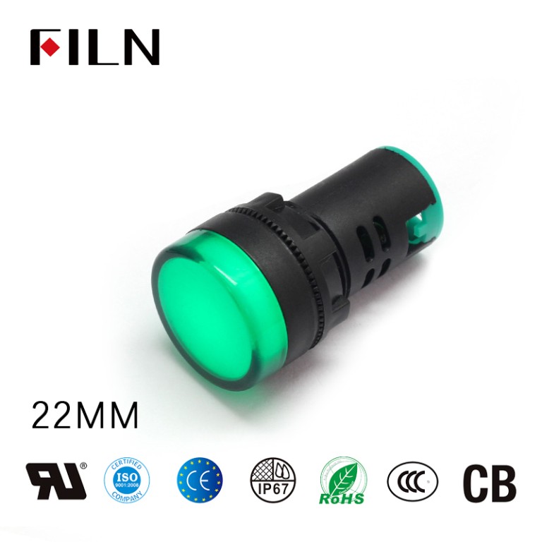 AD16 FILN 22MM AD16 Indicator Light 12-250V LED 22DS Indicator Light