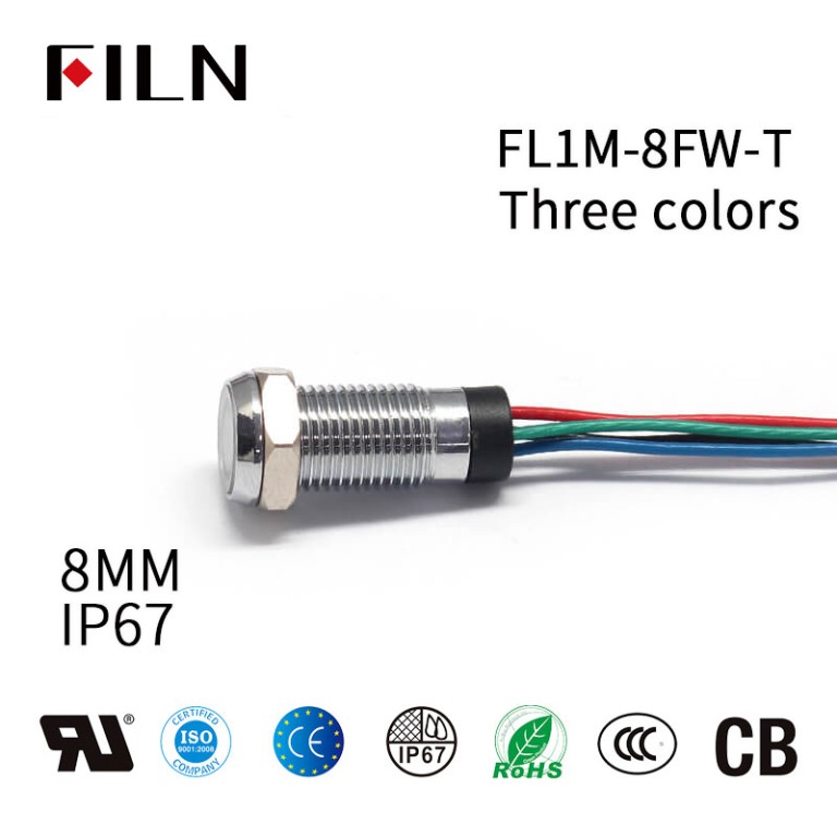 Explosion-proof-indicator Three Color Red Green Blue, A Total of Yin Indicator Light