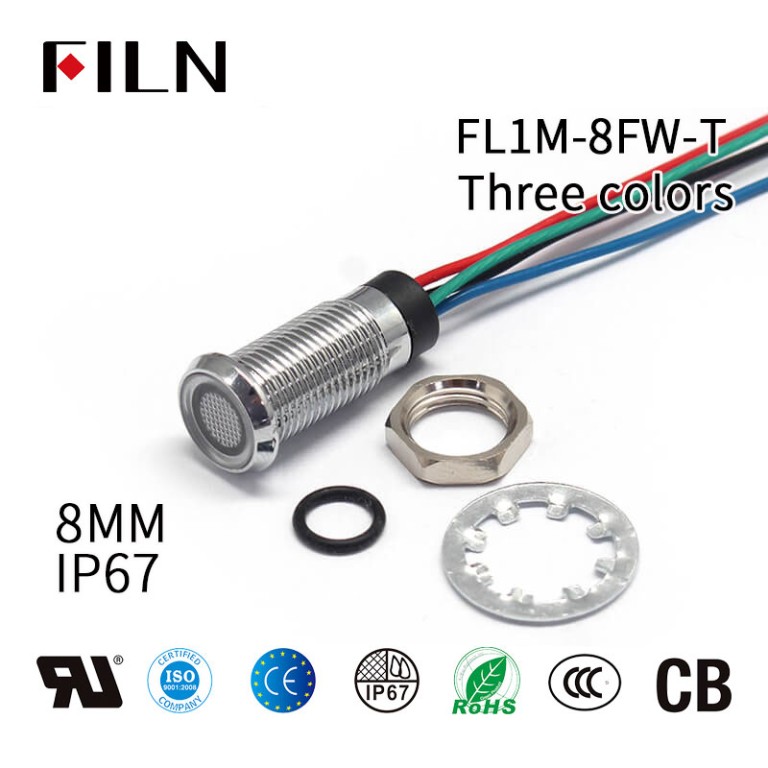 High-voltage-indicator Three Color Red Green Blue, A Total of Yin Indicator Light