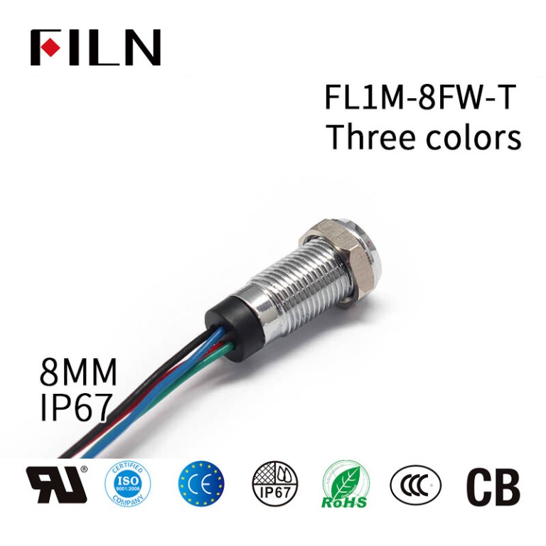 Integrated-indicator Three Color Red Green Blue, A Total of Yin Indicator Light