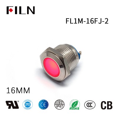 16MM 12V LED Good Price Switch with Red Indicator Light