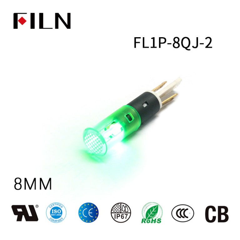8MM 110V BULE LED Grill fryer UL Indicator Light Price