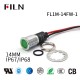 White Indicator Lights-14mm 28V Panel LED Light Waterproof