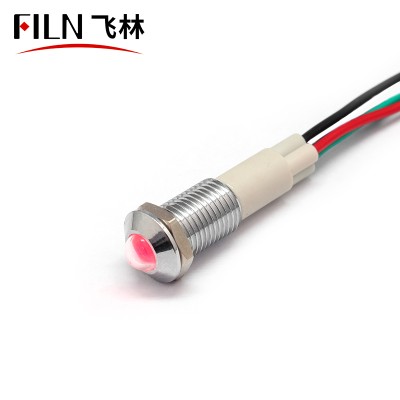 10mm Red Green Blue Three Colors 12V Red Indicator Light