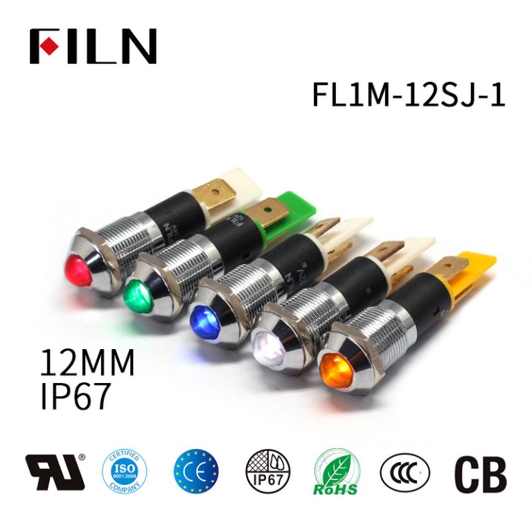 indicator-light-5 FILN Panel Mount Indicator Lights-3V LED Blue Head Indicator Lights