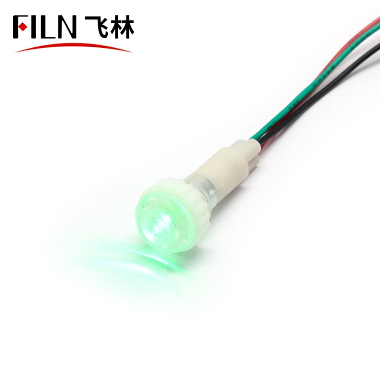 10mm Red Green Two Colors 24VAC Indicator Light
