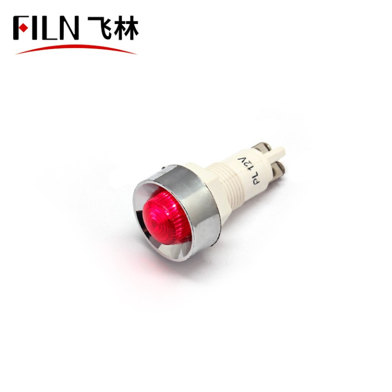 12.5mm Screw Feet 24VDC LED Indicator Light
