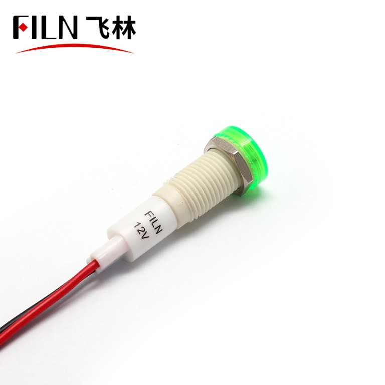 Luz indicadora de plástico led de 10 mm y 36 v con cable