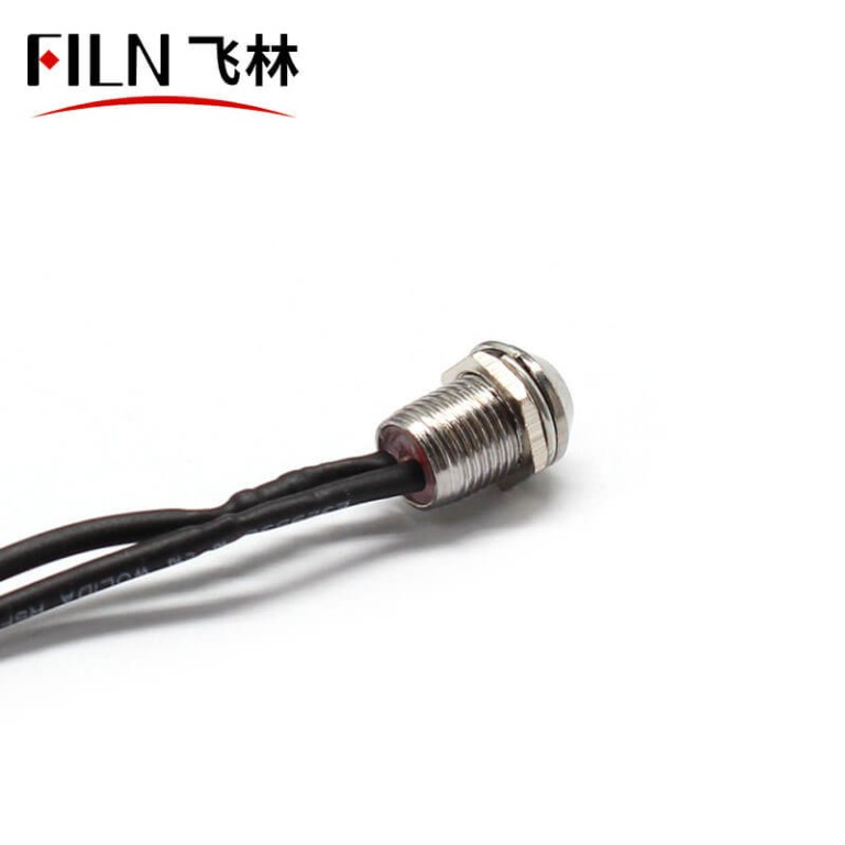 8mm Cheap and Good Quality 120V Panel Mount Indicator Light