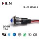 16MM IP67 Generator Metal Pilot 24VDC LED Indicator Light