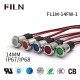 White Indicator Lights-14mm 28V Panel LED Light Waterproof