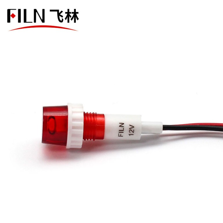 10MM 120V 240V 패널 네온 표시등 램프