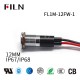 12MM 12V Metal Red LED Indicator Light