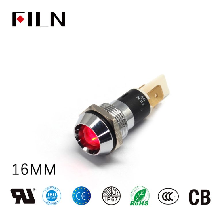 3Pcs Red LED Indicator Lights - 24V AC/DC, 16mm Panel Mount For Control Panels & DIY Projects