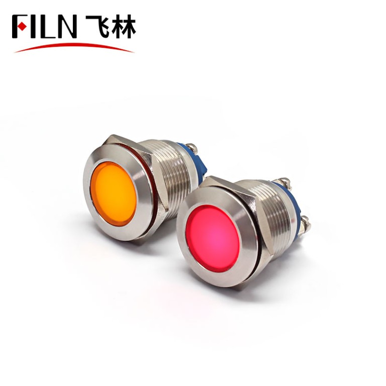 signal light Metal Signal Indicator Light-FILN 19mm 110v LED Indicator Light