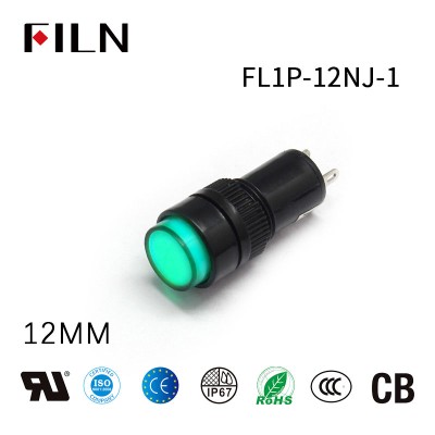 12mm 110v LED Plasitc Solar energy indcicator light